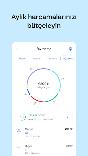 Monese - Mobil Para Hesabı ekran görüntüsü