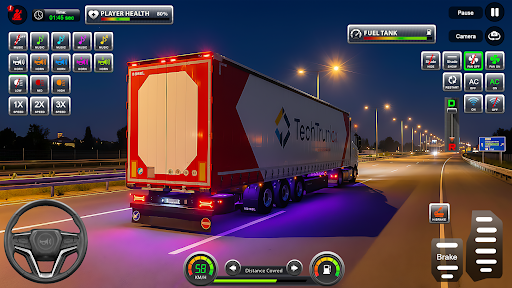 Euro Truck Transporter 3d ekran görüntüsü