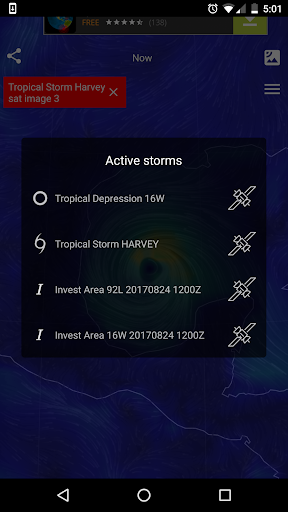 Wind Map Hurricane Tracker, 3D ekran görüntüsü