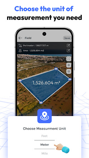 GPS Alan Ölçümü - FieldCalc ekran görüntüsü