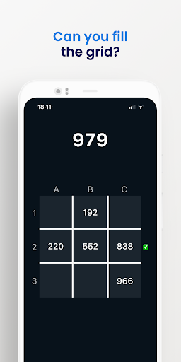 Number Grid Challenge ekran görüntüsü