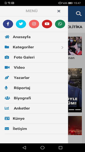 İz Gazete ekran görüntüsü