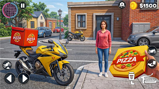 City Food Delivery Simulator ekran görüntüsü