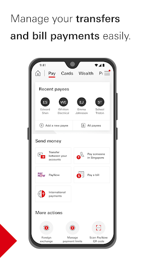 HSBC Singapore ekran görüntüsü