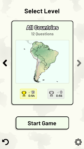 South American Countries Quiz ekran görüntüsü