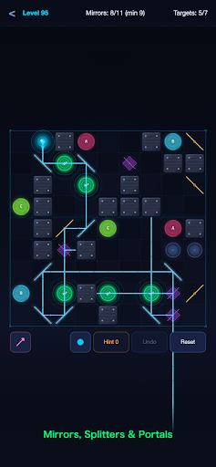 Light Chaser: Laser Puzzle ekran görüntüsü
