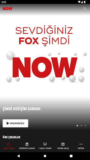 NOW: Haber, Dizi, Canlı Yayın ekran görüntüsü
