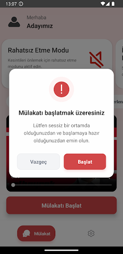 Albayrak Mülakat ekran görüntüsü