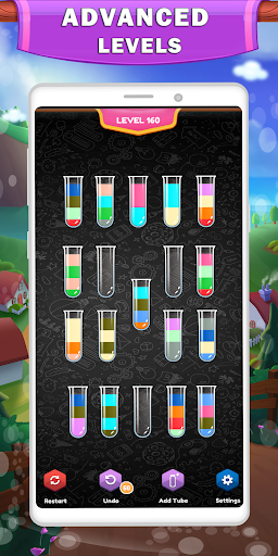 Water Sort - Color Puzzle Pro ekran görüntüsü