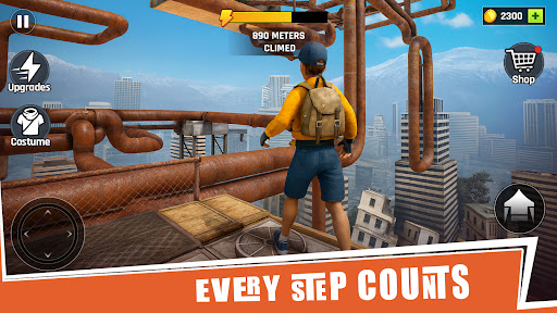 Going Up Rooftop - Parkour 3D ekran görüntüsü