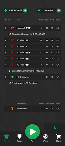 Club Legend - Futbol Oyunu ekran görüntüsü
