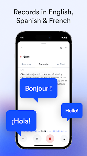 OtterAI Transcribe Voice Notes ekran görüntüsü