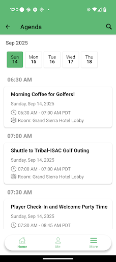 TribalNet Conference App ekran görüntüsü