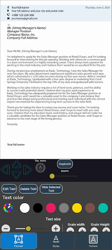CV Resume Maker & Cover Letter ekran görüntüsü