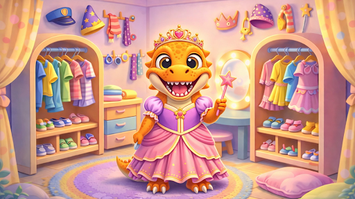 Dudi Dum Dino care game - Pet ekran görüntüsü