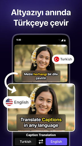 Captions AI: Video altyazılar ekran görüntüsü