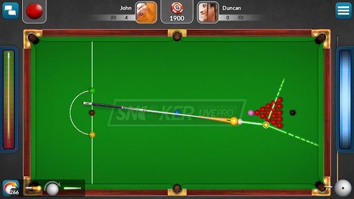 Snooker Live Pro: oyun ekran görüntüsü