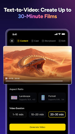 MagicLight:AI Long Video Maker ekran görüntüsü