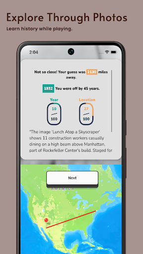 WhenWhere - Map History Trivia ekran görüntüsü