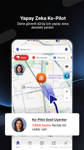 Radar GO-X: HUD, GPS,Haritalar ekran görüntüsü