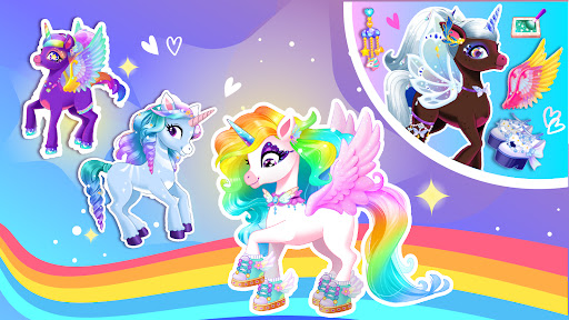 Unicorn Dress up Game for Kids ekran görüntüsü
