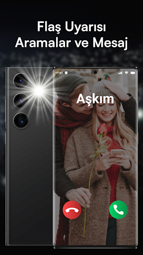 Flash Uyarısı - Arama ve SMS ekran görüntüsü