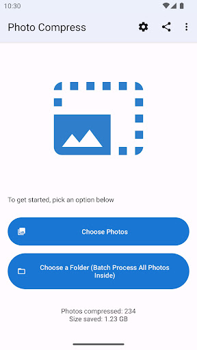 Photo Compress Tool ekran görüntüsü