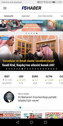 F5 Haber - Gazete Manşetleri ekran görüntüsü