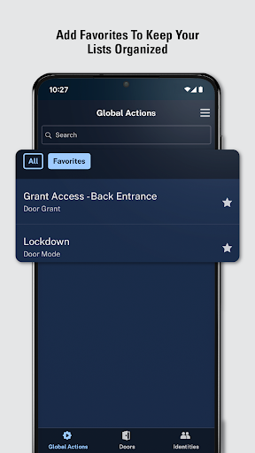 Avigilon Unity Access ekran görüntüsü