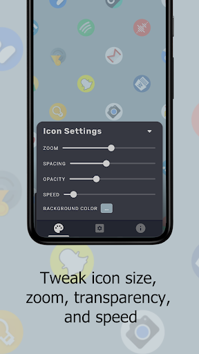 Scrolling Icons Live Wallpaper ekran görüntüsü