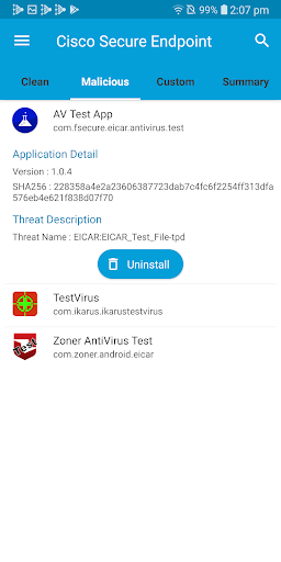 Cisco Secure Endpoint ekran görüntüsü