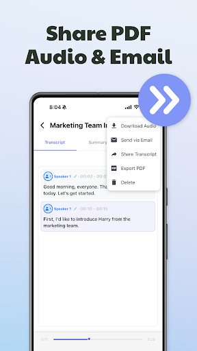AI Record: Meeting Minutes PDF ekran görüntüsü
