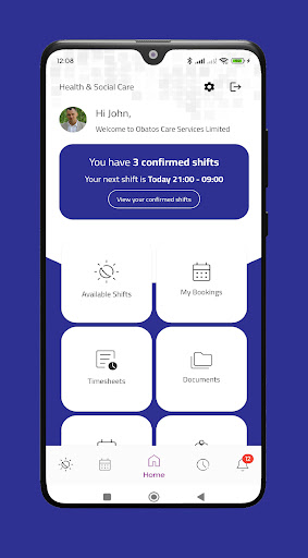 Obatos Care Services App ekran görüntüsü