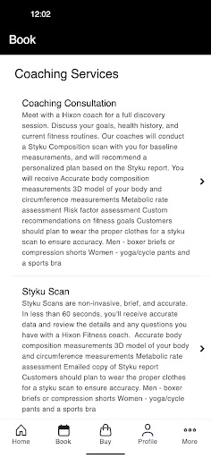 Hixon Fitness Members App ekran görüntüsü