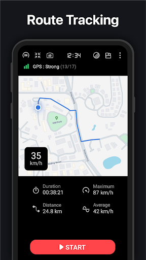 GPS Hız Göstergesi : Hız Ölçer ekran görüntüsü