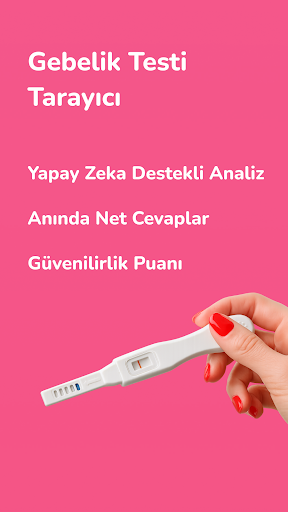Gebelik Testi AI + ekran görüntüsü