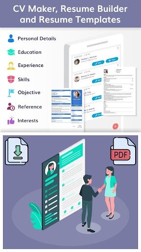 CV Maker, Resume Builder - PDF ekran görüntüsü