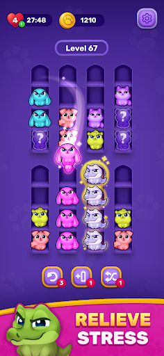Cozy Sort: Animal Sorting Game ekran görüntüsü