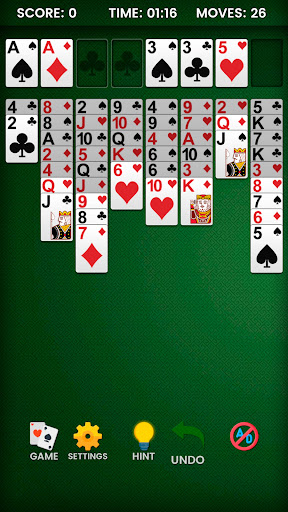 FreeCell Solitaire ekran görüntüsü