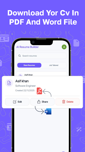 AI CV Maker-Resume Builder PDF ekran görüntüsü
