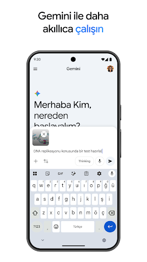 Google Gemini ekran görüntüsü