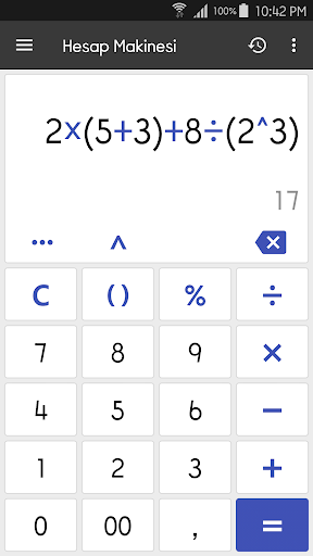ClevCalc - Hesap makinesi ekran görüntüsü