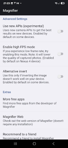 Magnifier + Flashlight ekran görüntüsü