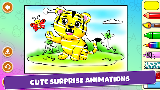 Animal Coloring Games for Kids ekran görüntüsü