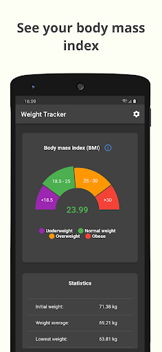 Weight Tracker & BMI Tracker ekran görüntüsü