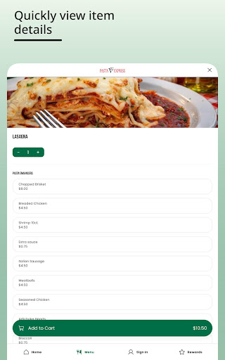 Pasta Express - Order Online ekran görüntüsü