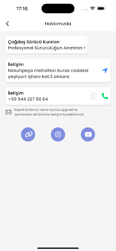 Çağdaş Sürücü Kursları ekran görüntüsü