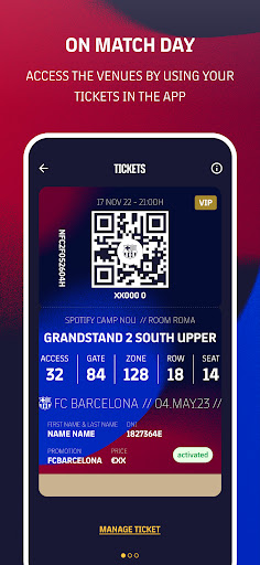 FC Barcelona Tickets ekran görüntüsü