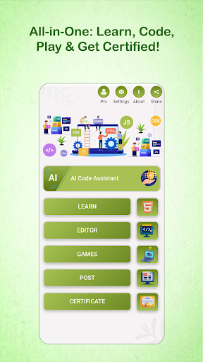 HTML Code Play ekran görüntüsü