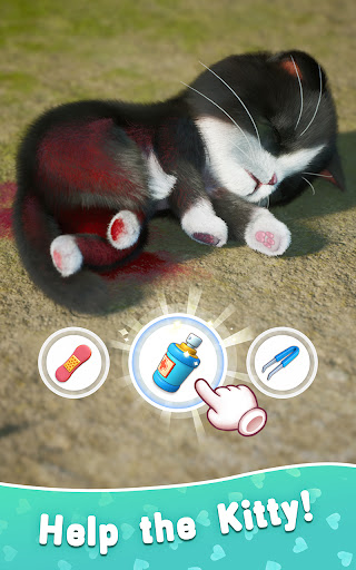Kitten Match 3D ekran görüntüsü